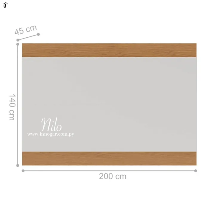 Panel Nilo / Off White mate freijo, foto 4