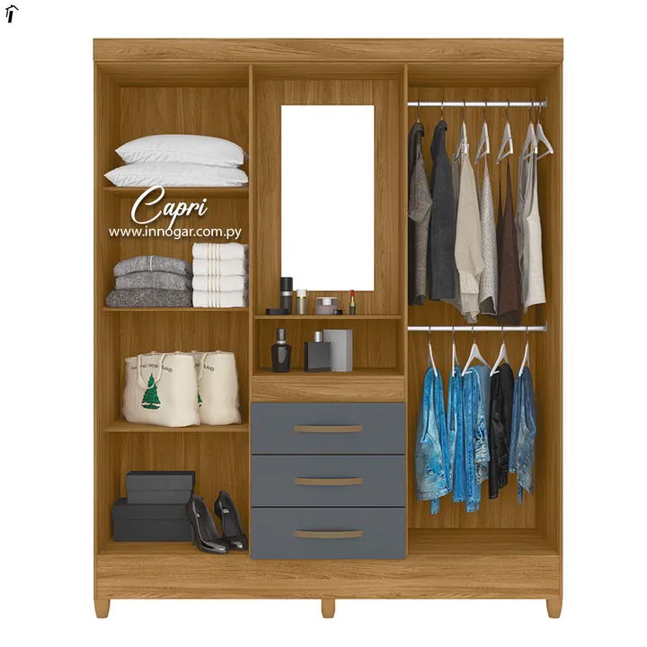 Ropero Capri / Freijo Cinza, foto 3