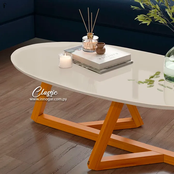 Mesa Centro Classic Off White Nature, foto 2