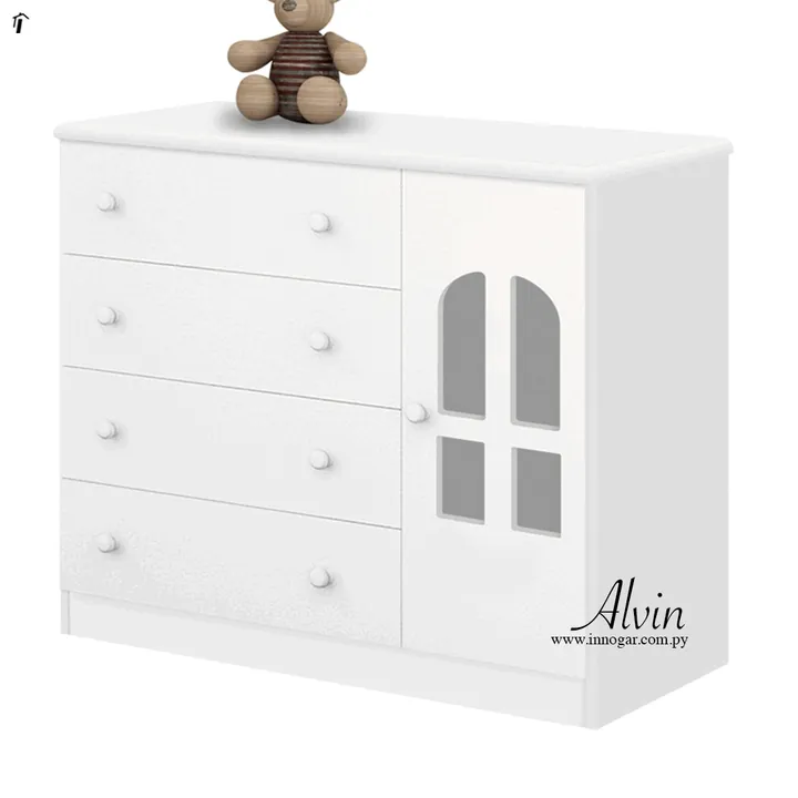 Cómoda Alvin / Blanco, foto 2