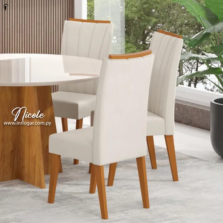 Juego de Comedor Nicole Freijo / Off White, foto 2