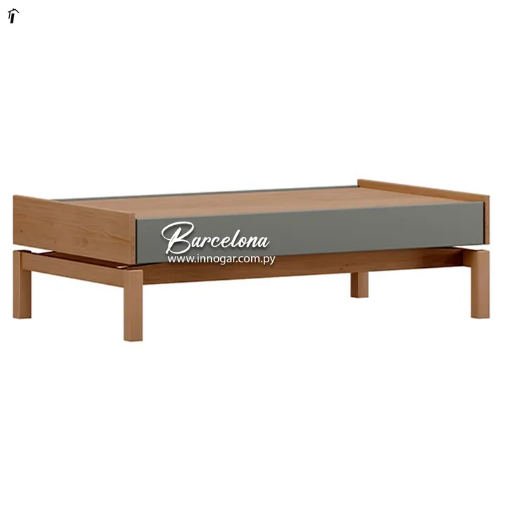 Mesa Centro Barcelona Oak Ferrolack, foto 2