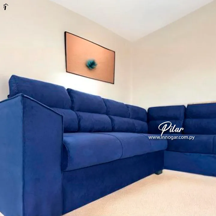 Sofa esquinero Pilar Azul, foto 2