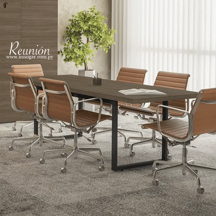 Mesa Reunión F220 - Munique , Negro Fosco, foto 2