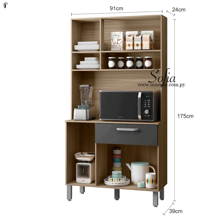Kit Cocina Sofia / Carvalho Off White, foto 2
