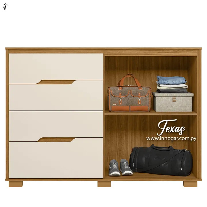 Comoda Texas Freijo Off White, foto 2