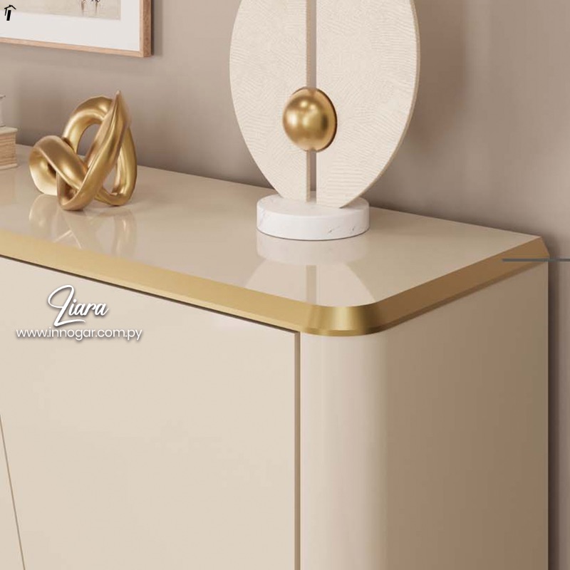 Buffet Liara 4P Off White Dorado, foto 3