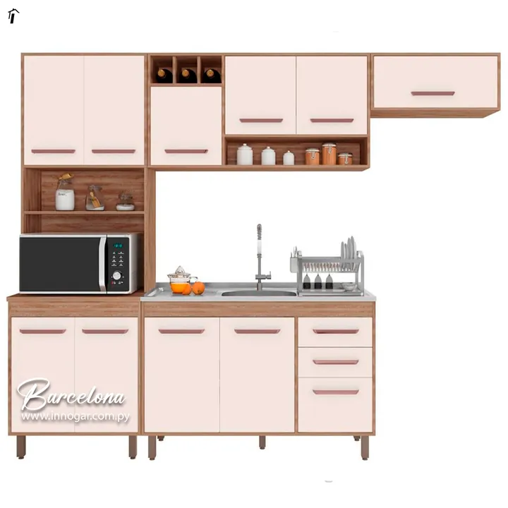 Kit Cocina Barcelona / Carvalho Oak Off White, foto 2