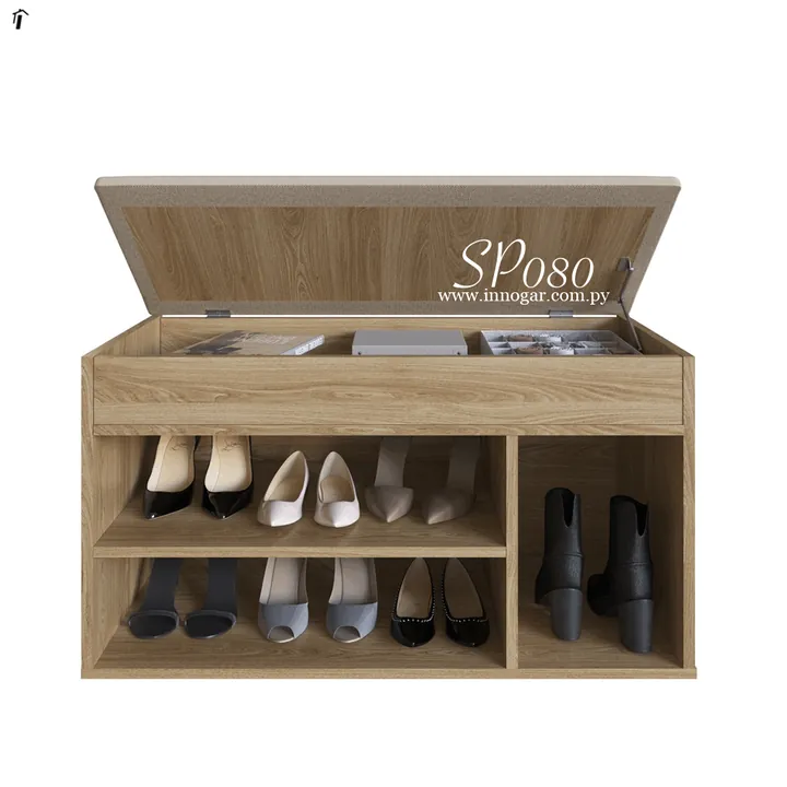 Baúl con Zapatera SP080 / Oak, foto 2