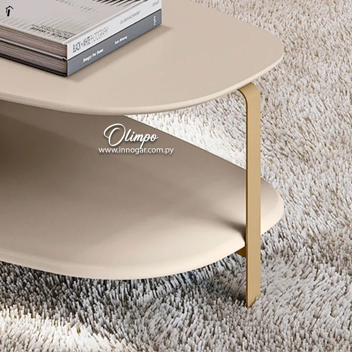 Mesa Centro Olimpo Off White, foto 2