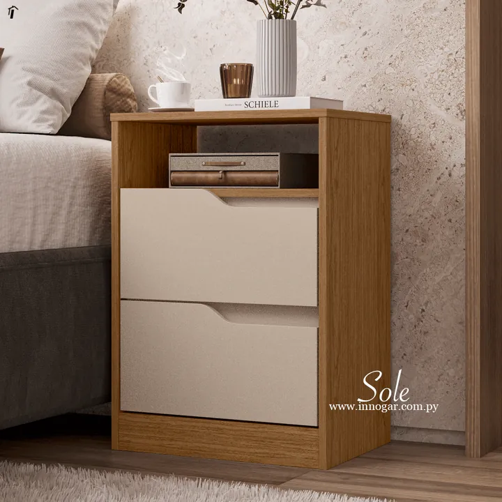 Mesa de luz Sole / Jatoba Fendi Metalico, foto 2