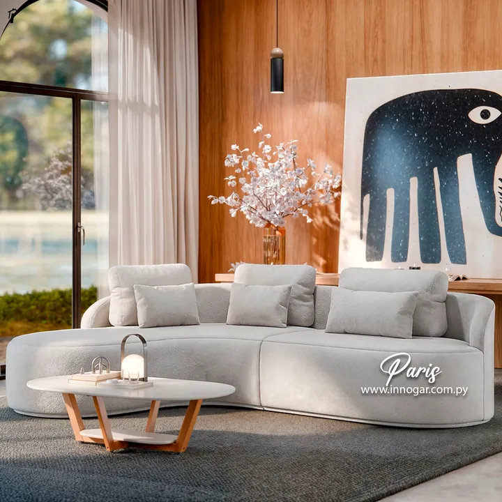 Sofa Organico Paris Lino Gris, foto 2