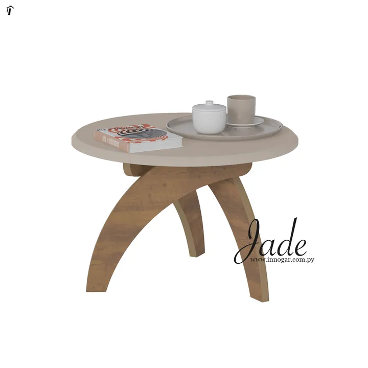 Mesa de Centro Jade / Pino - Off White, foto 2