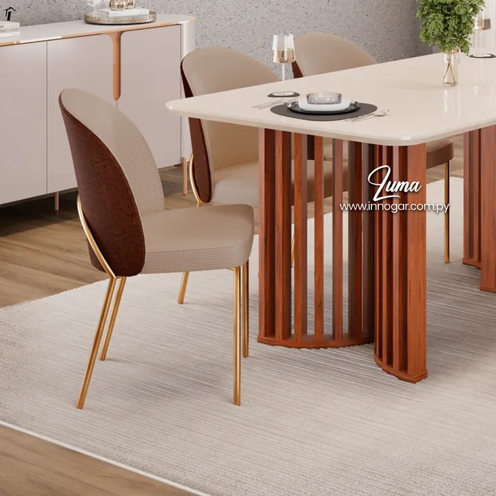 Juego de Comedor Luma con 6 sillas Lizy, foto 2
