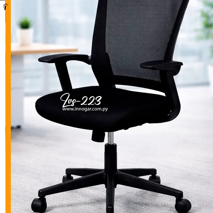 Silla de Oficina LVS-223 Milano Negro, foto 2