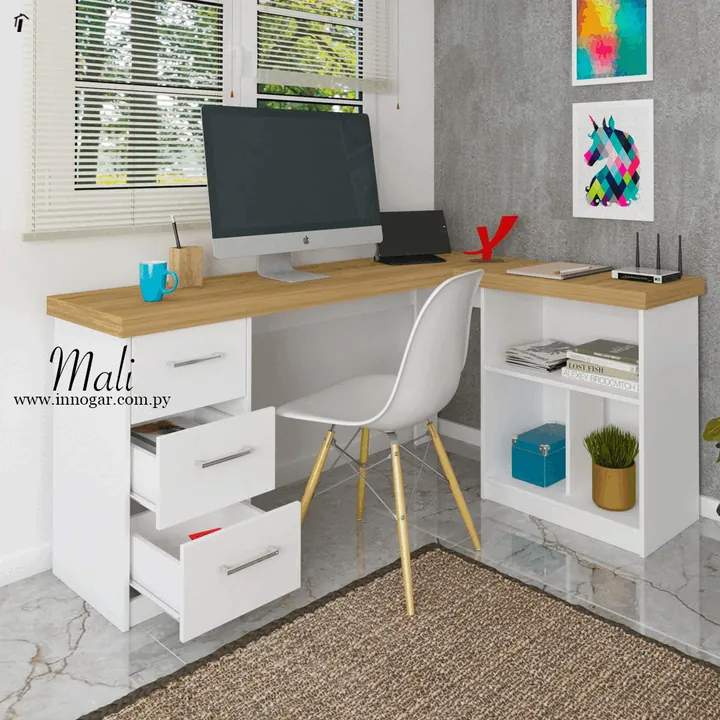 Escritorio Mali / Olmo Blanco, foto 2
