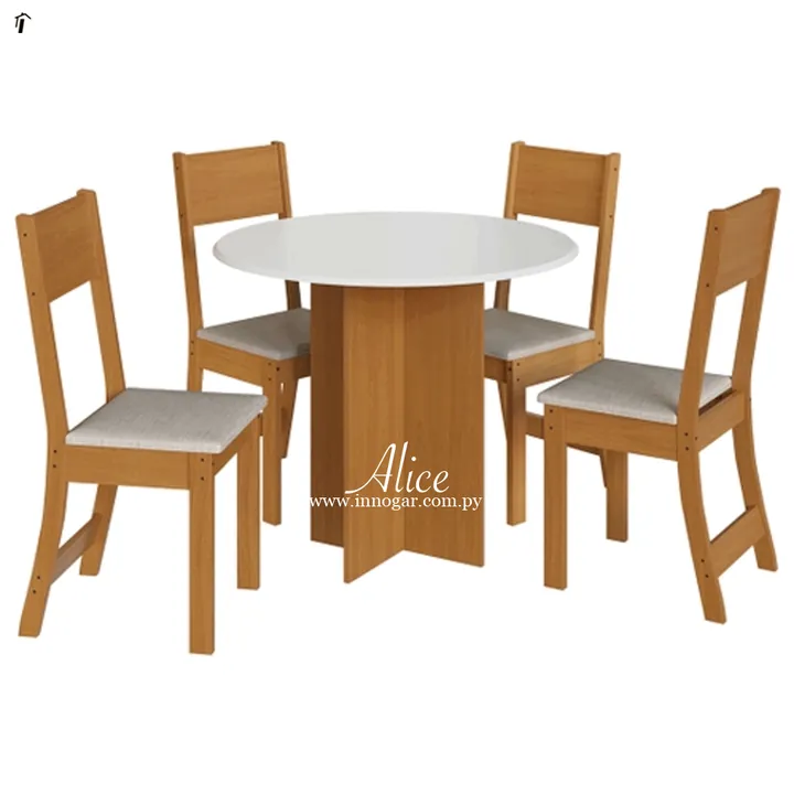 Conj. Alice / Freijo Off White, foto 2