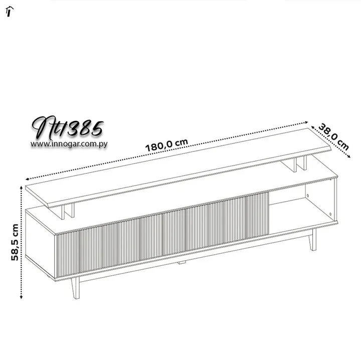 Rack NT 1385 Freijo Off White, foto 3