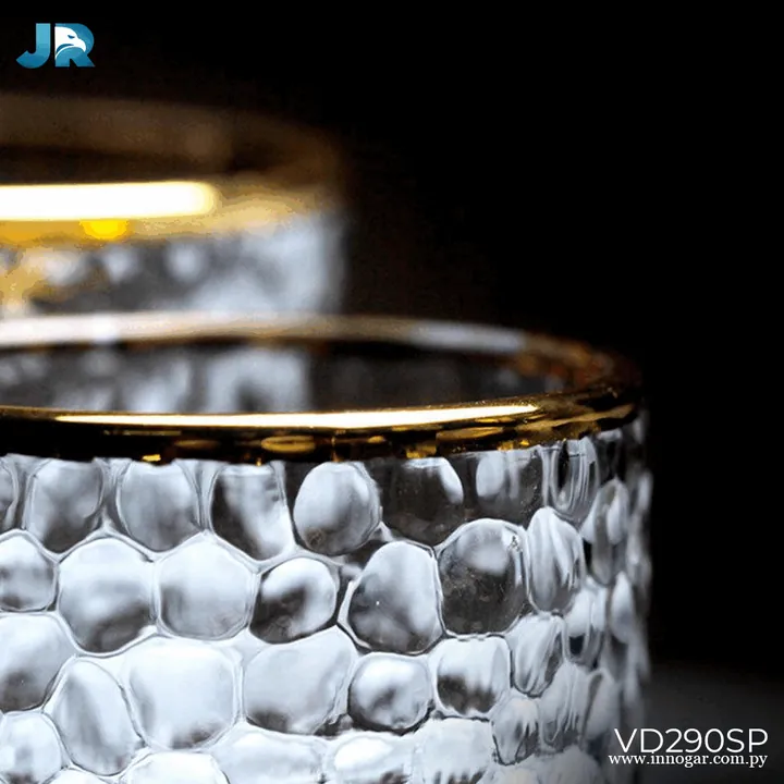 Vaso 290ml / Borde Dorado, foto 3