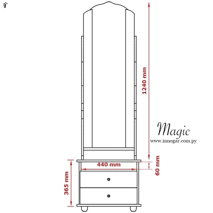 Tocador Magic New / Nature Off White, foto 2