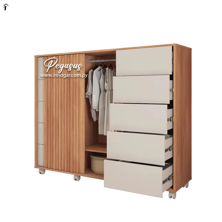 Comoda Pegasus 1.36 Freijo Off White, foto 2