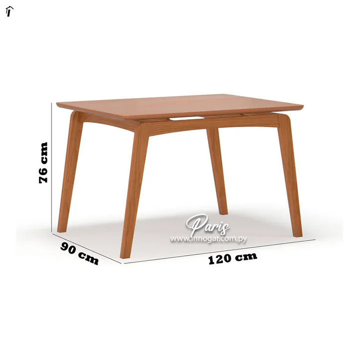 Mesa Paris de Madera Naturale, foto 2