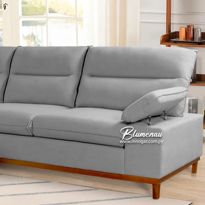 Sofa Hellen Blumenau Cinza, foto 2