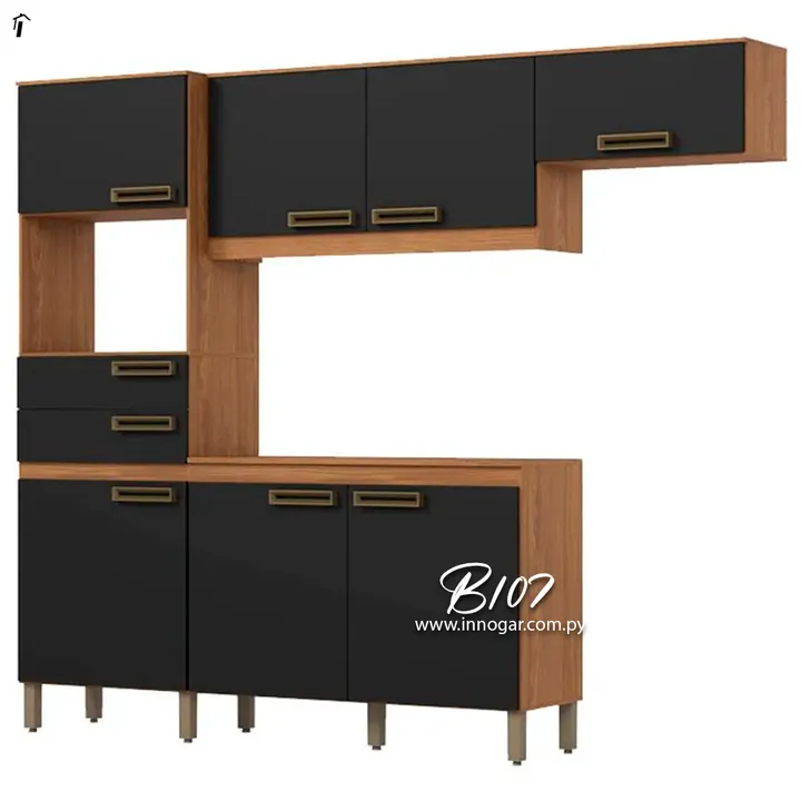 Kit Cocina B107 / Nature - Negro, foto 2