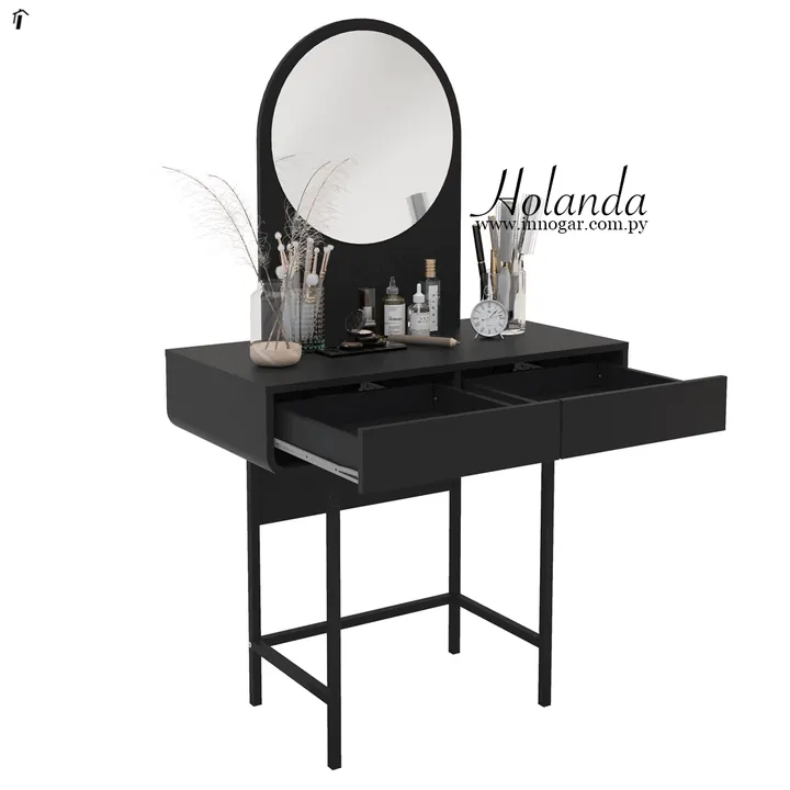 Tocador Holanda / Negro, foto 2