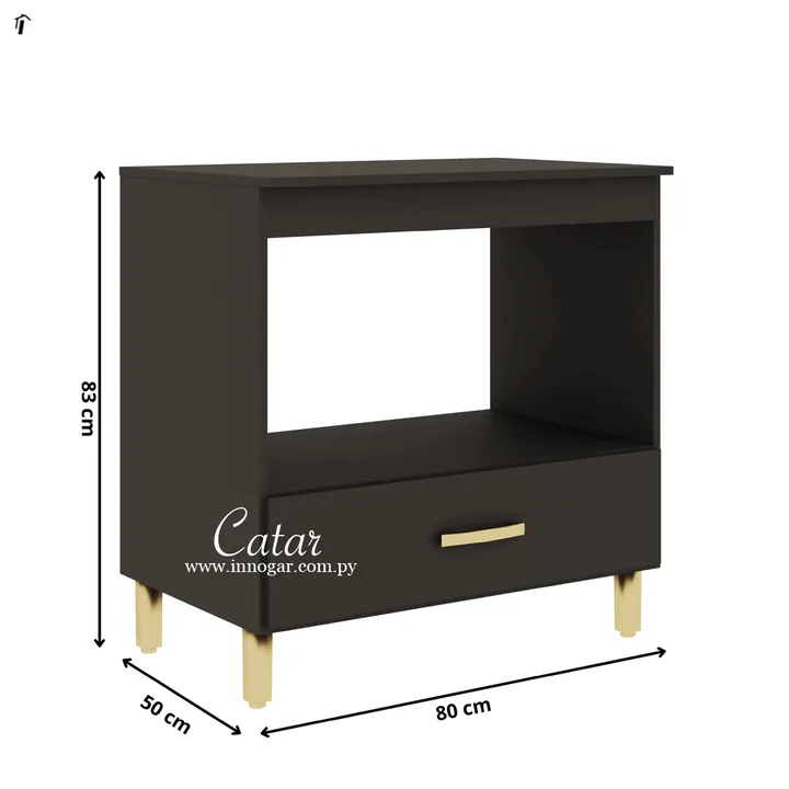 Cook Top Catar / Negro, foto 2