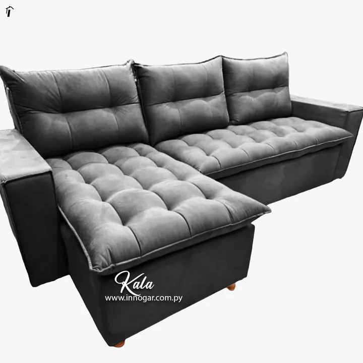 Sofa Kala Gris Metal Oscuro, foto 2