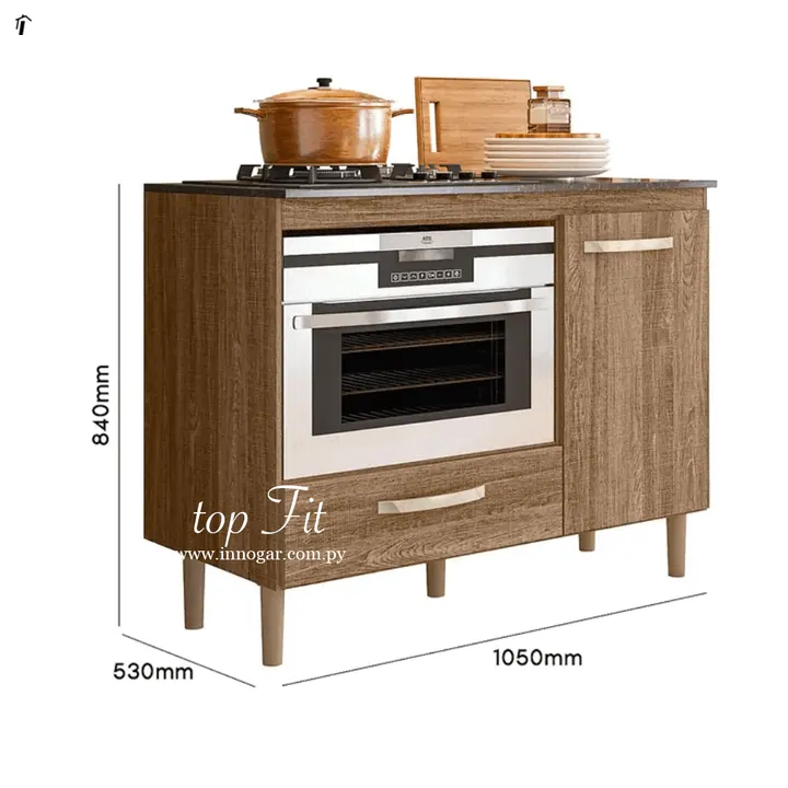 Cook Top Fit / Roble Rustico, foto 3
