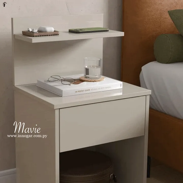 Mesa de luz Mavie / Off White, foto 2