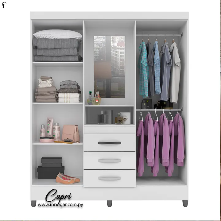 Ropero Capri / Blanco, foto 3