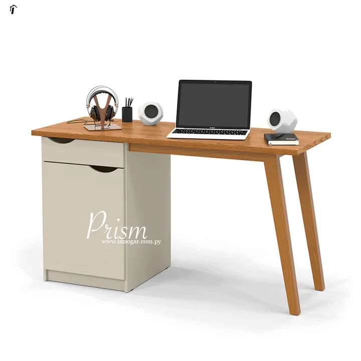 Mesa Escritorio Prism / Off White Cumarú, foto 2