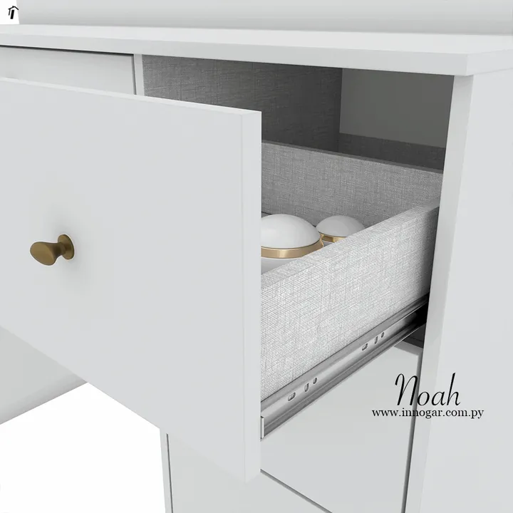 Tocador Glamour / Blanco, foto 2