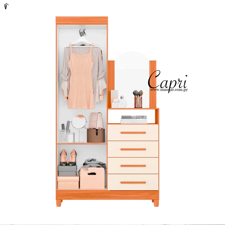 Comoda Ropero Capri / Carvallo - Off White, foto 2