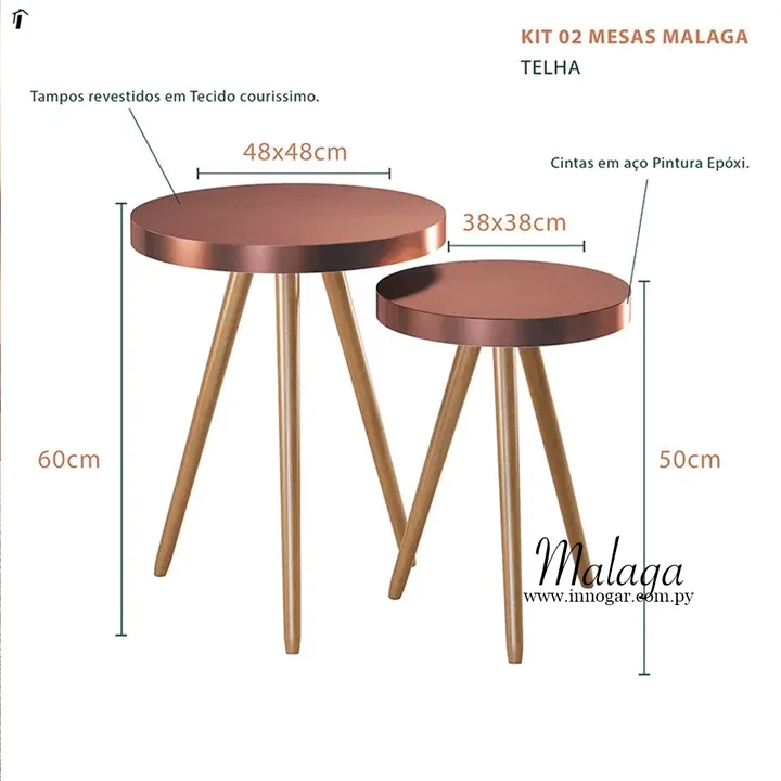Kit Mesa lateral Malaga / Courissimo Café, foto 2