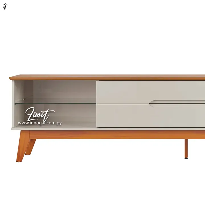 Rack para TV Limit Off White Nature, foto 3