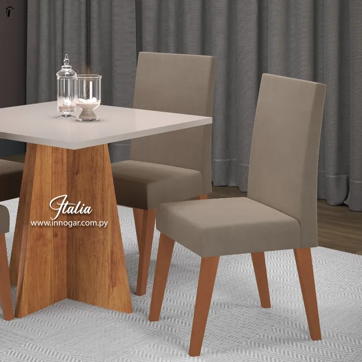 Juego de Comedor Italia Freijo Off White, foto 2