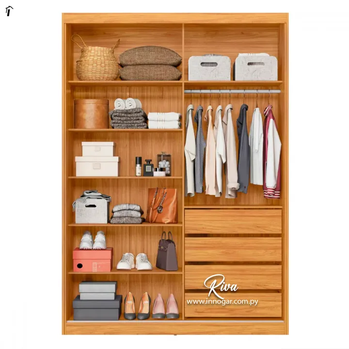 Ropero Riva Cinamomo Mate Off White, foto 2