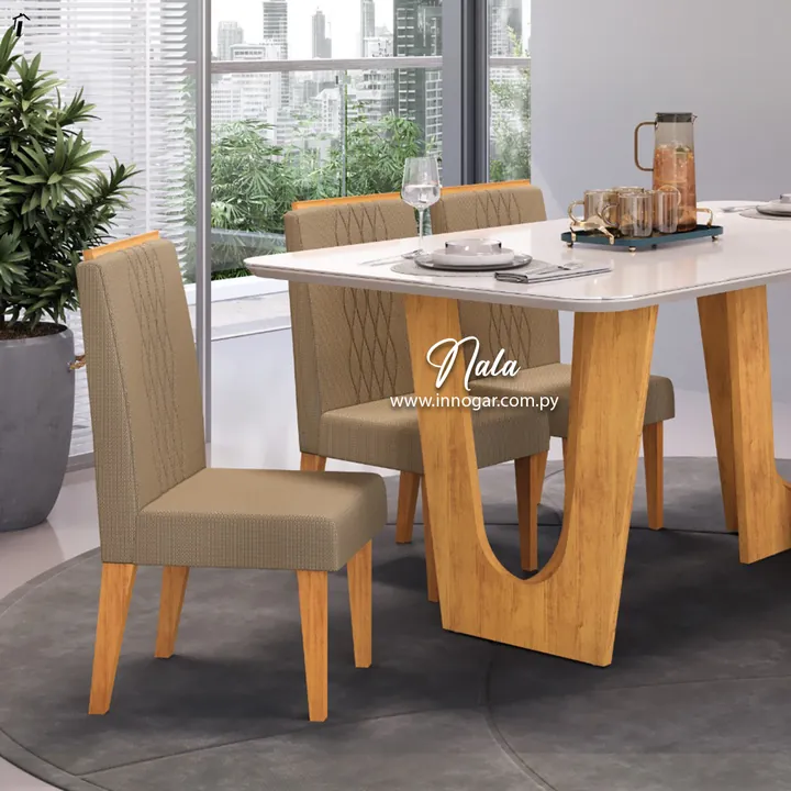 Juego de Comedor Nala 6s Off White, foto 2