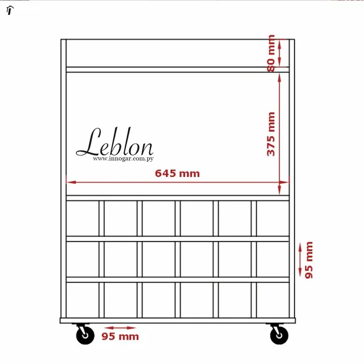 Bar Leblon - Negro, foto 2