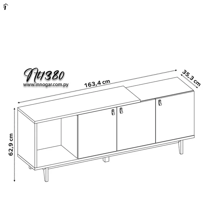 Rack NT 1380 Freijo Off White, foto 3