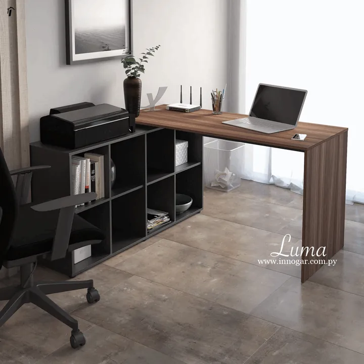Escritorio Luma - Ipe/Preto, foto 2