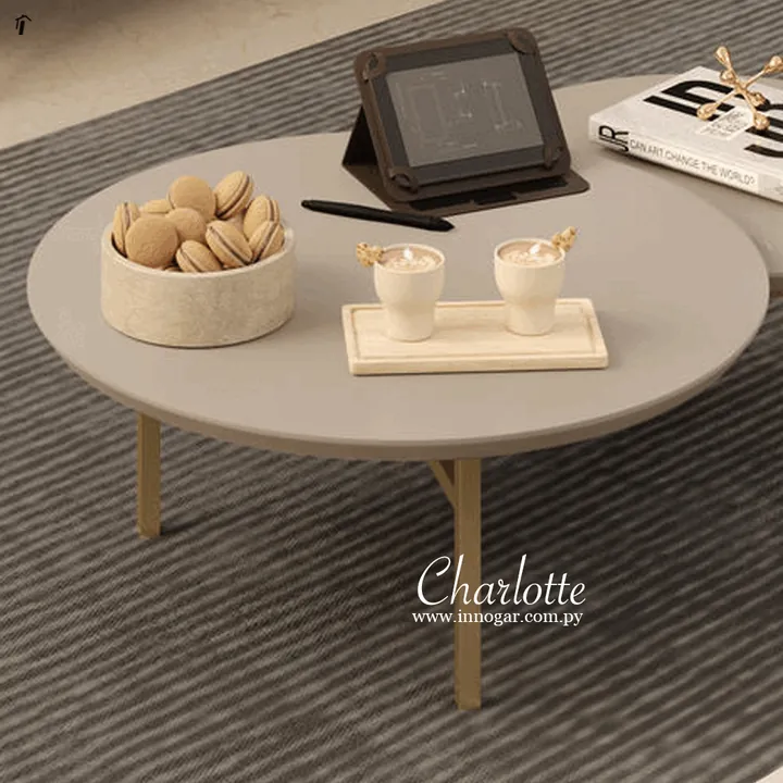 Mesa Centro Charlote / Off White, foto 2