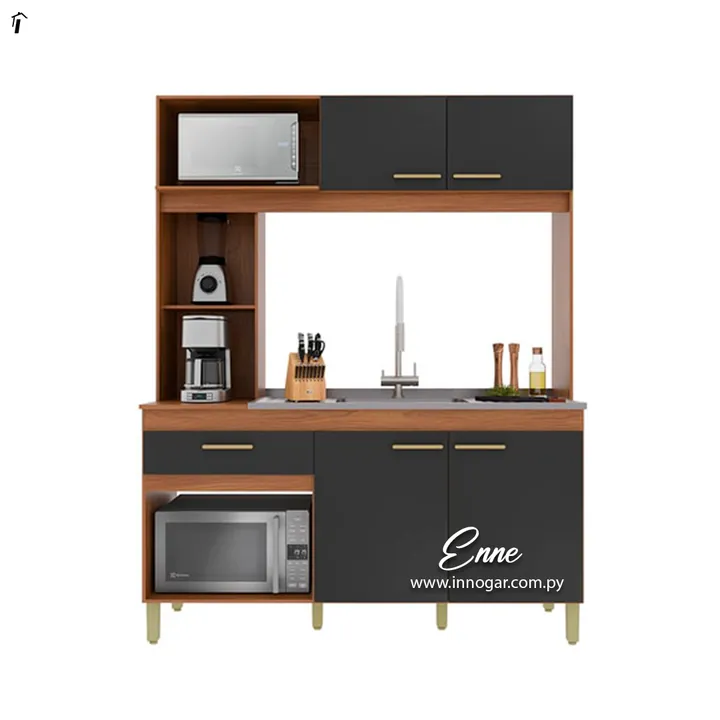 Kit Cocina Enne Freijo Plomo, foto 2