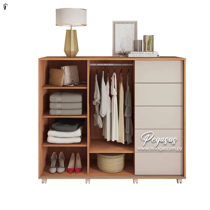 Comoda Pegasus 1.36 Freijo Off White, foto 3