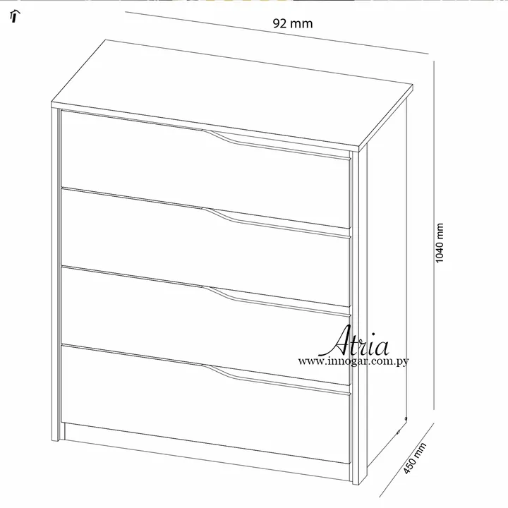 Cómoda Átria - Améndola/Touch, foto 2