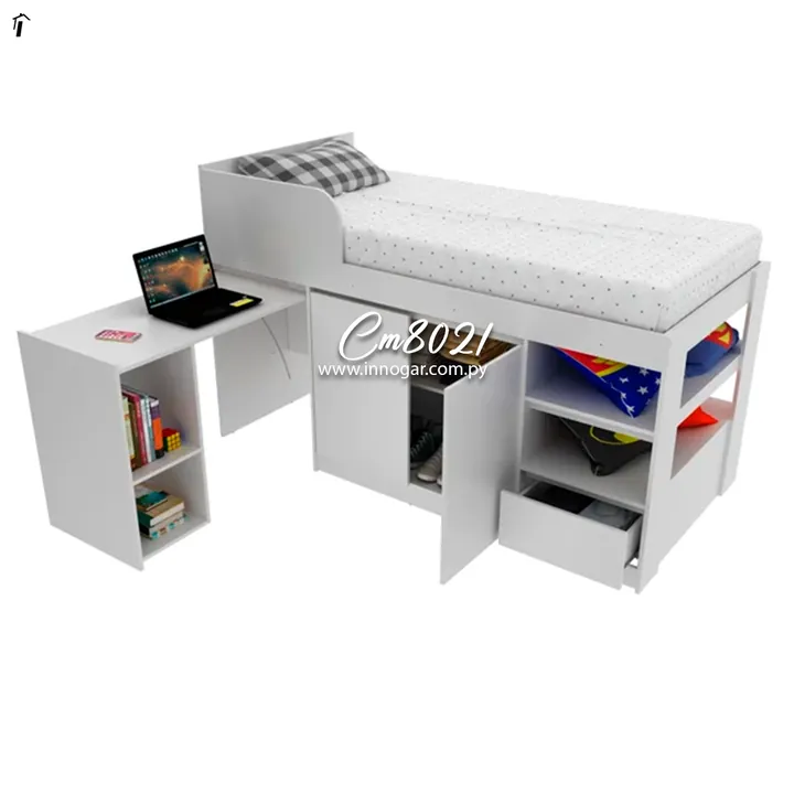 Cama Multifuncional CM8021 Blanco, foto 2
